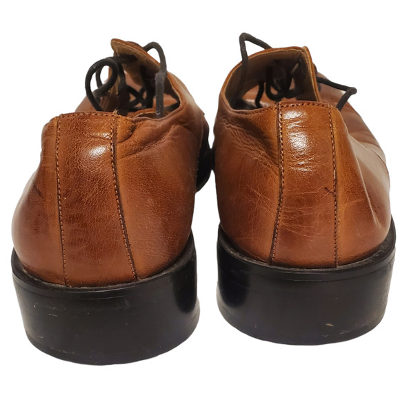 Hand Made Leather Shoes Square Toe Ravello Men\'s Size 42, 10 1/2 US Brown Italy main image 8